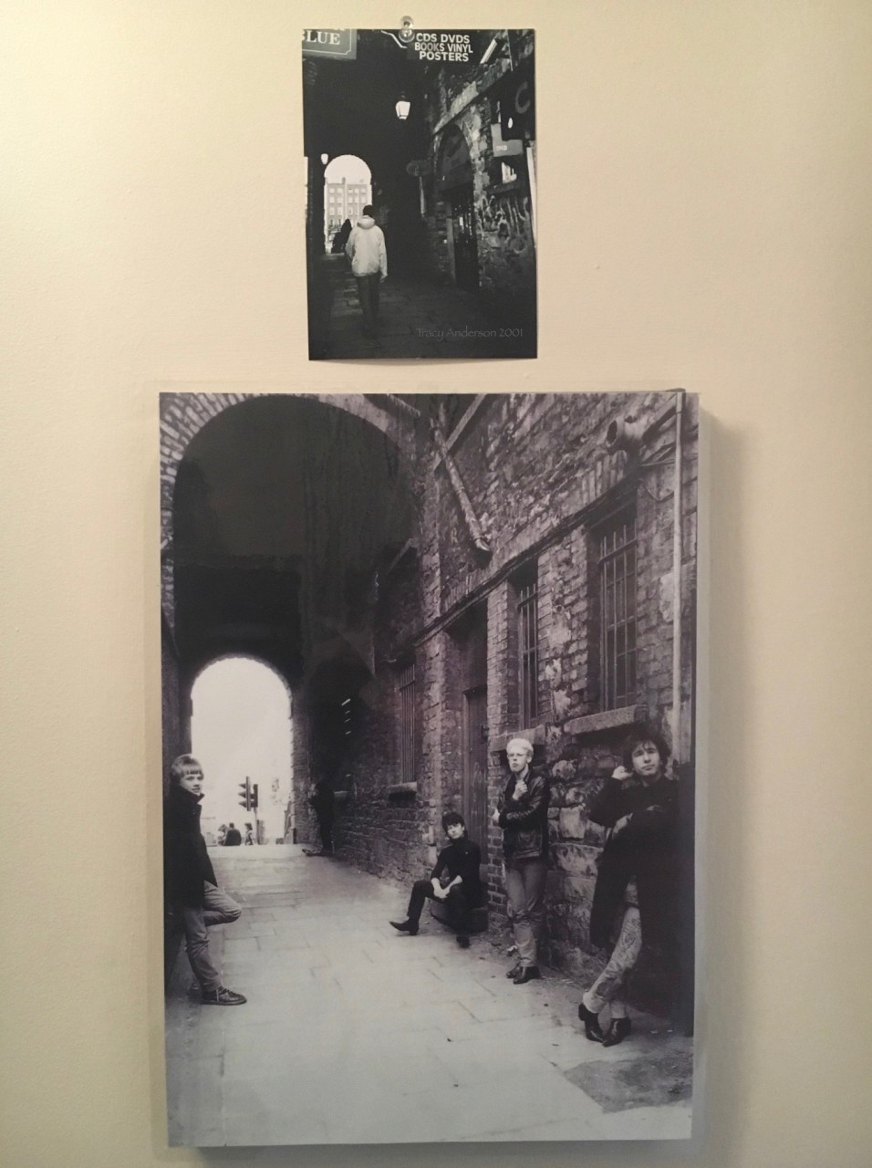 Merchant's Arch Temple Bar Photo Of U2 In The Arch From The Early Days And My Photo From 2001