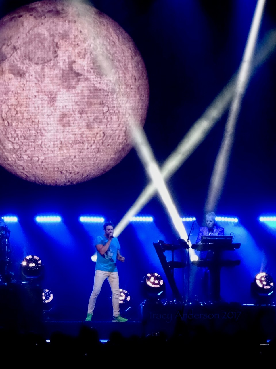 Sunrise/New Moon on Monday - funny - cus it was Monday! Duran Duran Paper Gods Tour Edmonton July 10, 2017