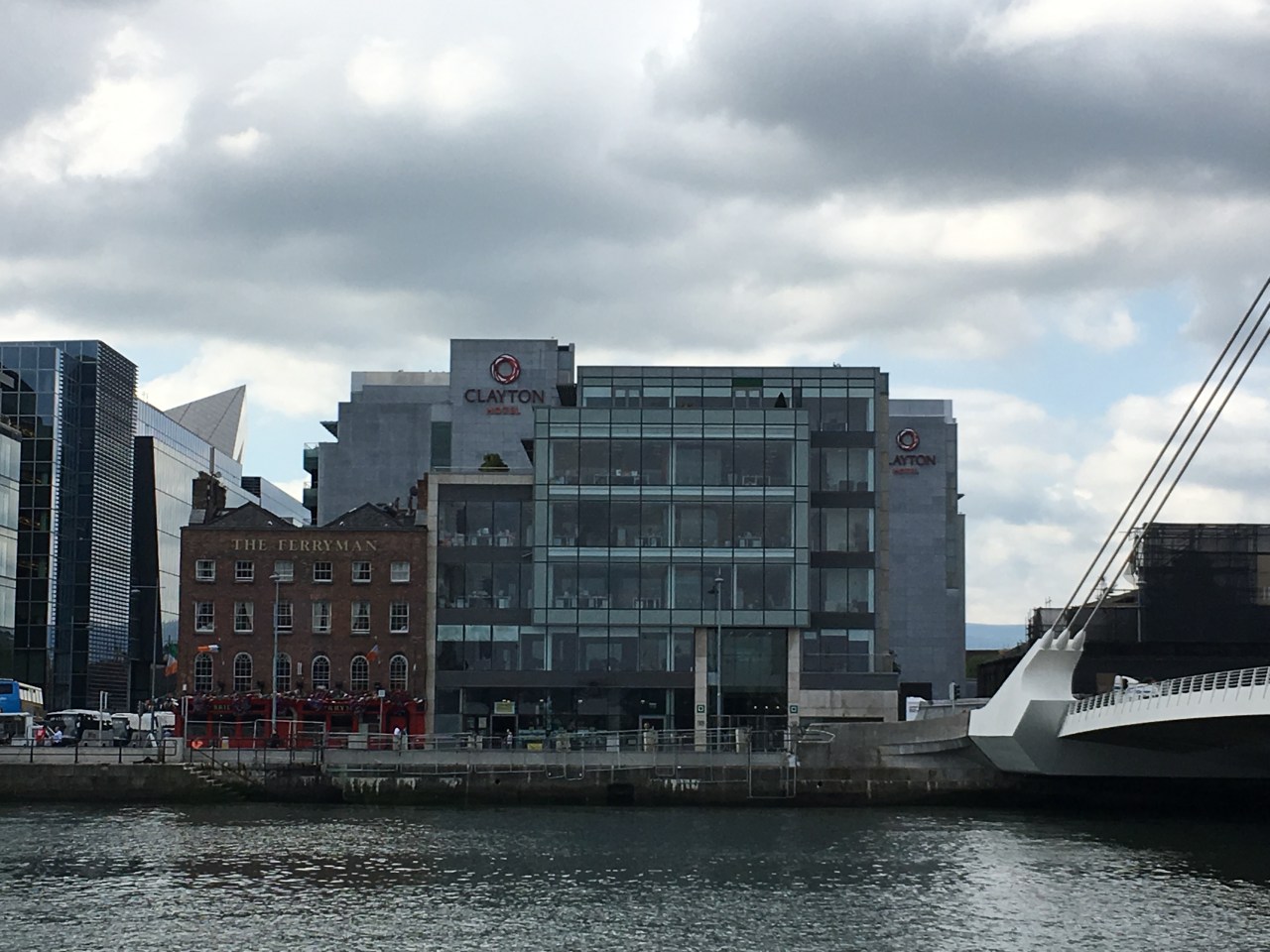 Where Docker's Pub was - Sir Rogerson's Quay Dublin July 24 2017