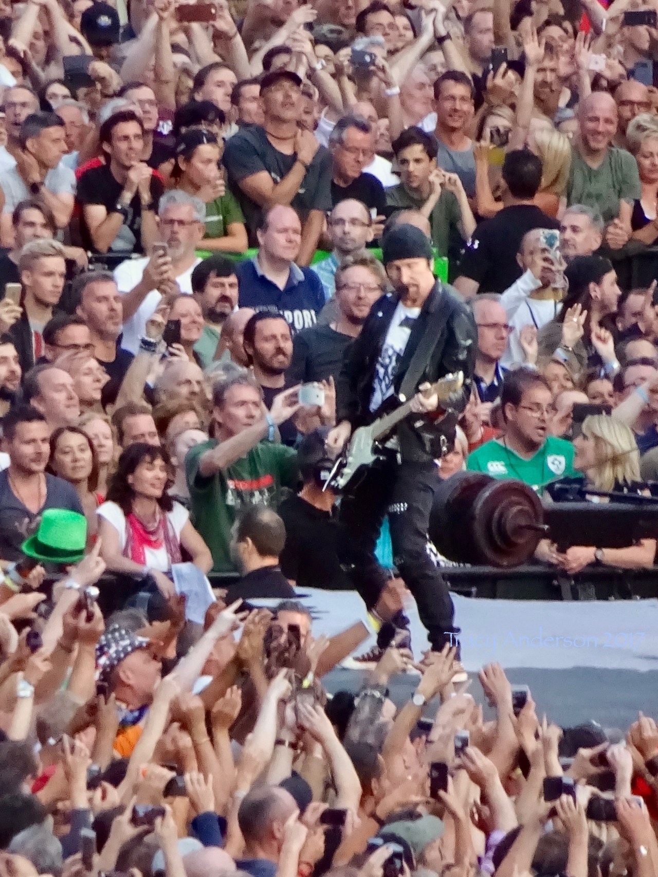 The Edge Sunday Bloody Sunday U2 Brussels August 1 2017