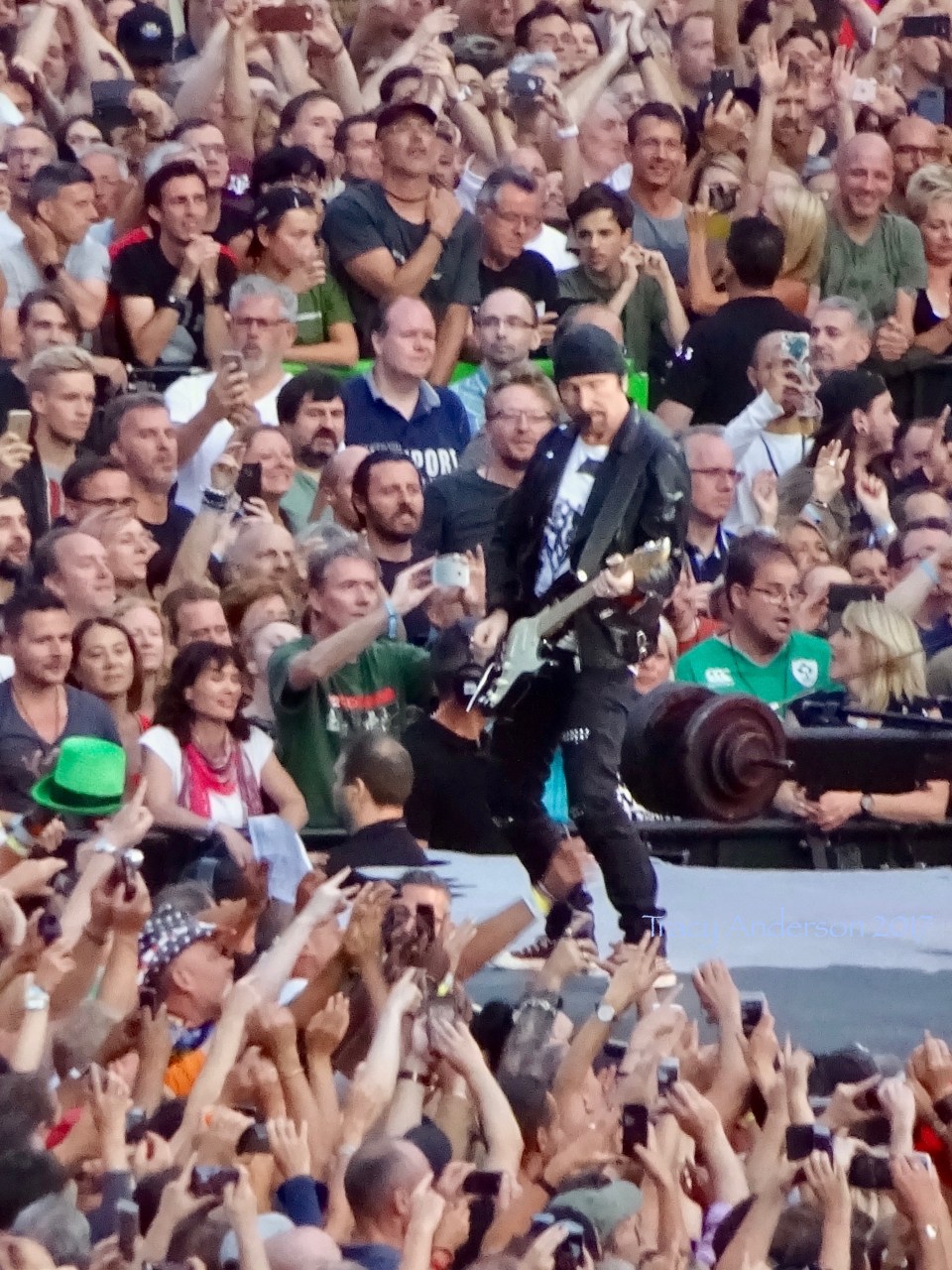 The Edge Sunday Bloody Sunday U2 Brussels August 1 2017