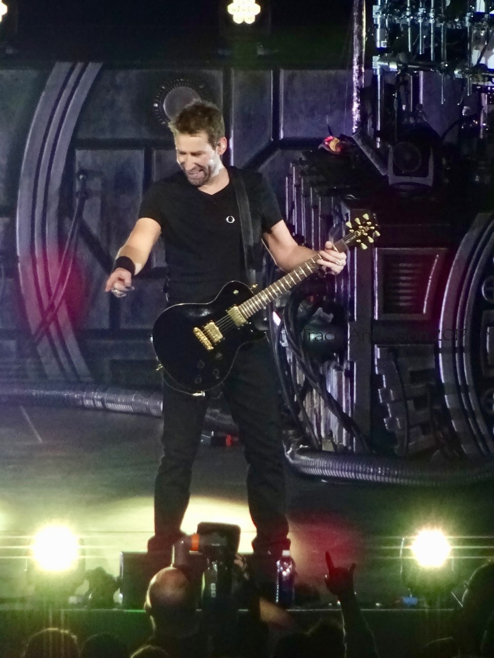 Chad Kroeger of Nickelback Rogers Place Edmonton Sept 28 2017