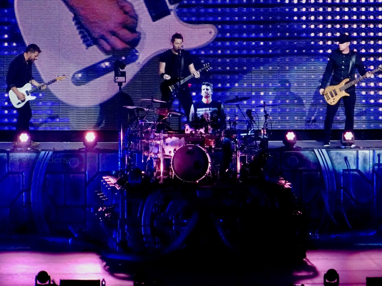 Nickelback Platform Feed The Machine Tour Rogers Place Edmonton Sept 28 2017