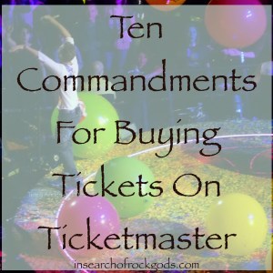 Title Photo for Ten Commandments For Buying Tickets on Ticketmaster