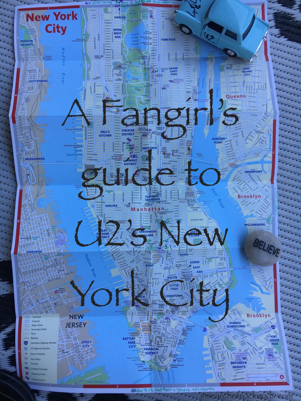 U2 Sites in New York City Title