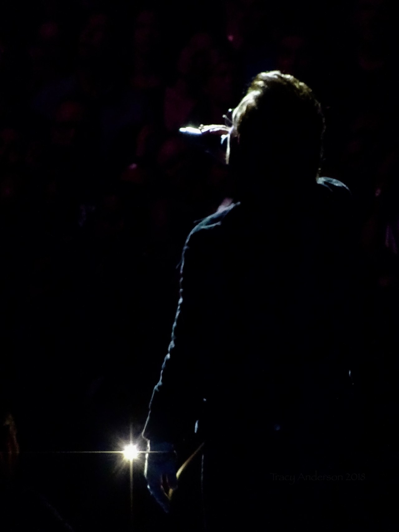 Bono Backlit Star U2 eXPERIENCE & iNNOCENCE Tour MSG June 25 2018