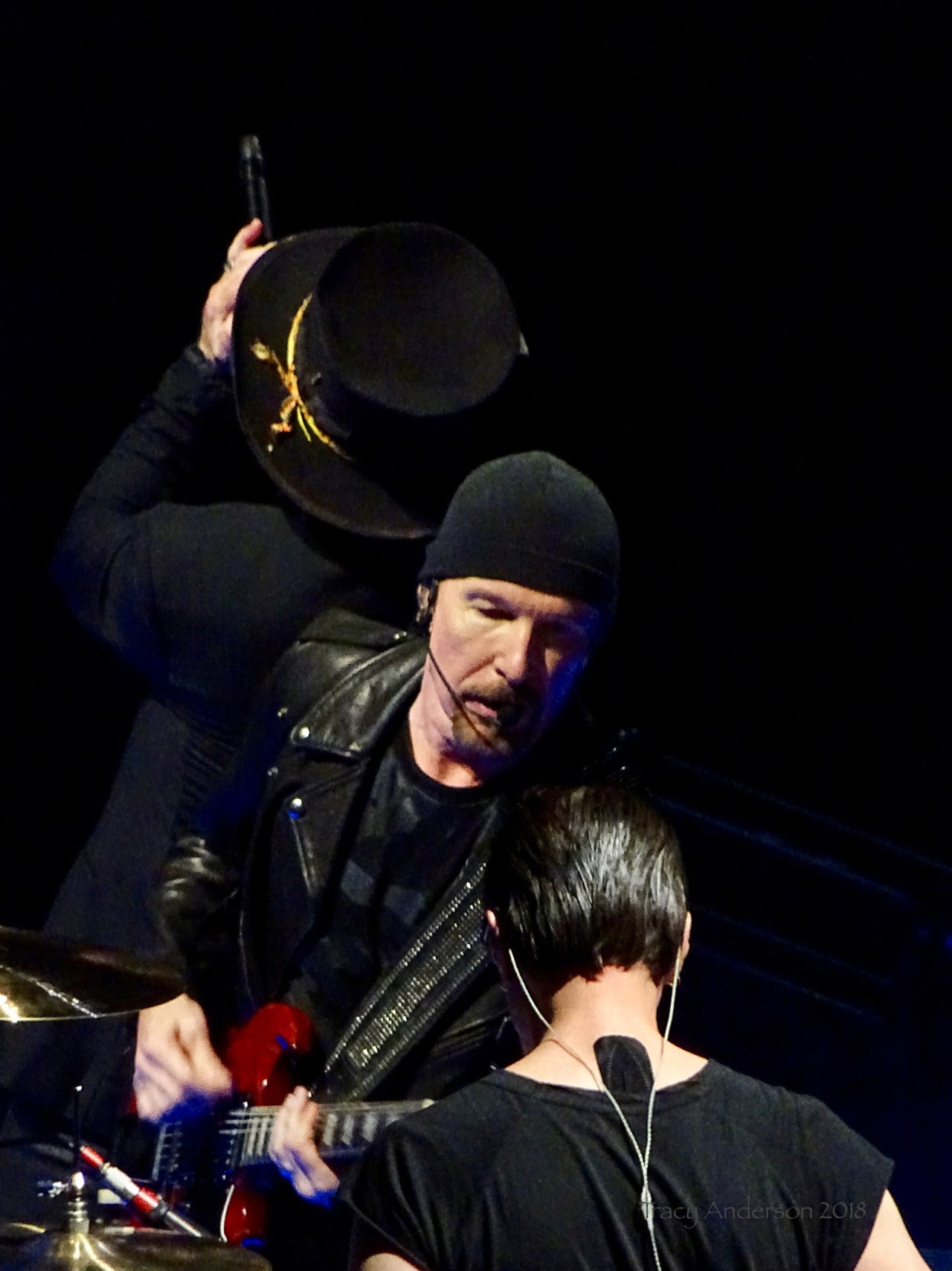 Bono Edge Larry Mullen Jr U2 eXPERIENCE &amp; iNNOCENCE Tour NJ June 29 2018