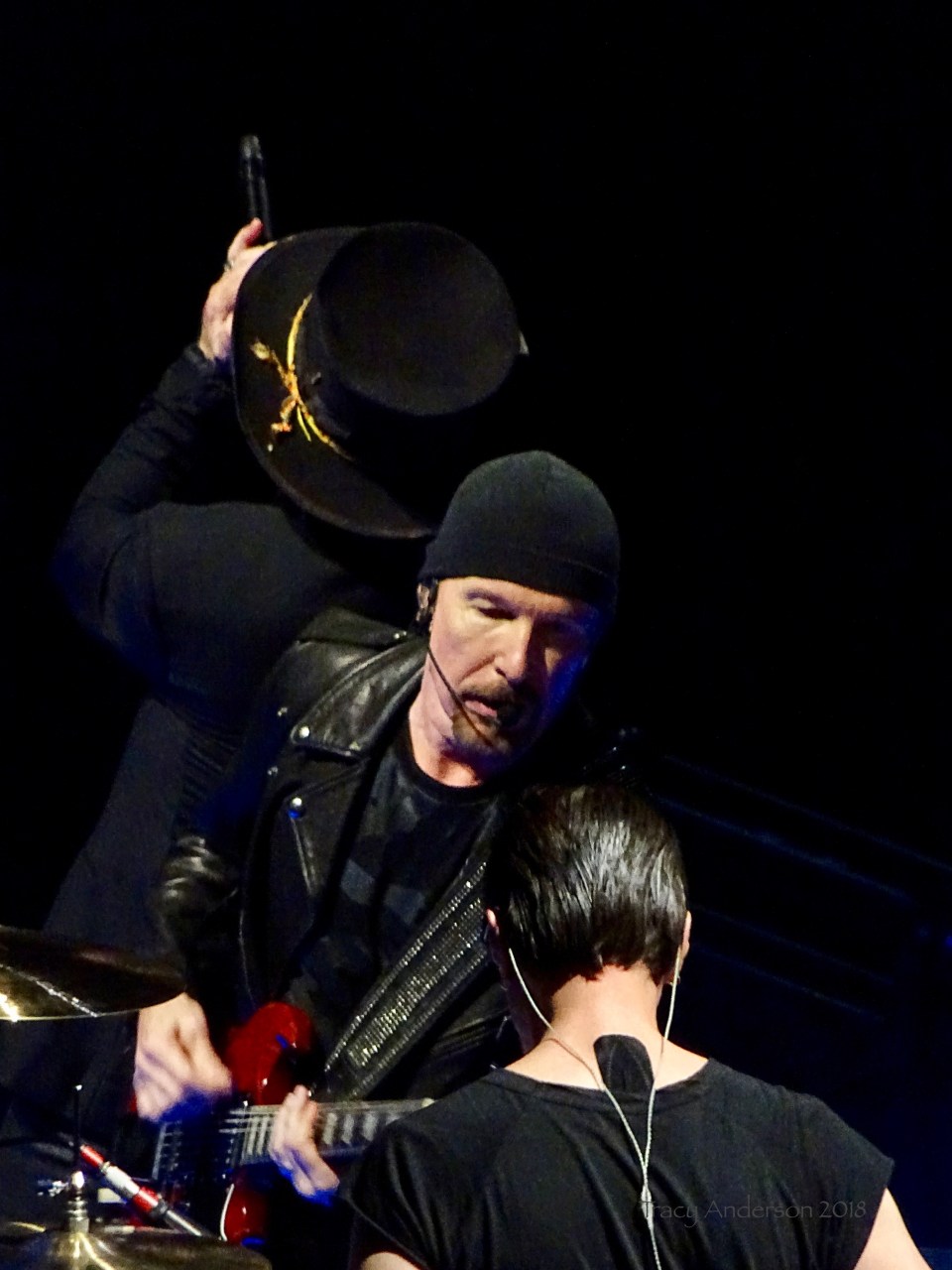 Bono Edge Larry Mullen Jr U2 eXPERIENCE & iNNOCENCE Tour NJ June 29 2018