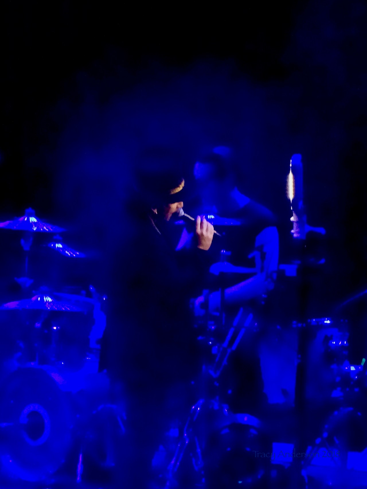 Bono MacPhisto and Larry Mullen Jr U2 eXPERIENCE & iNNOCENCE Tour MSG June 25 2018