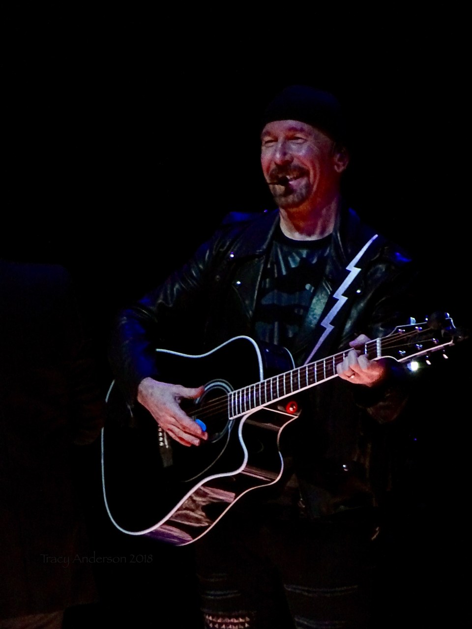 Edge Laughing U2 eXPERIENCE & iNNOCENCE Tour NJ June 29 2018