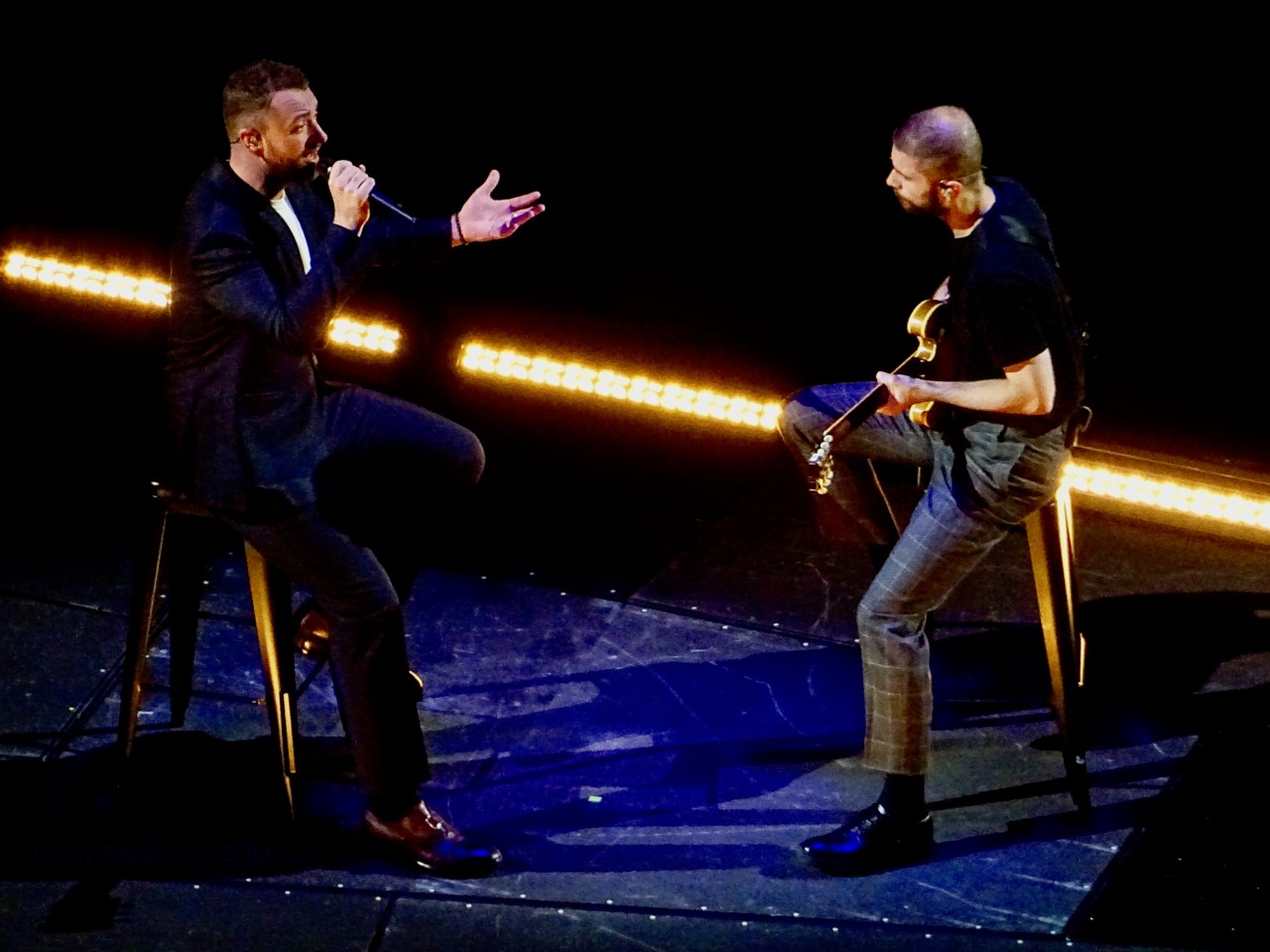 Sam Smith and Guitarist Rogers Place Edmonton Sept 12 2018