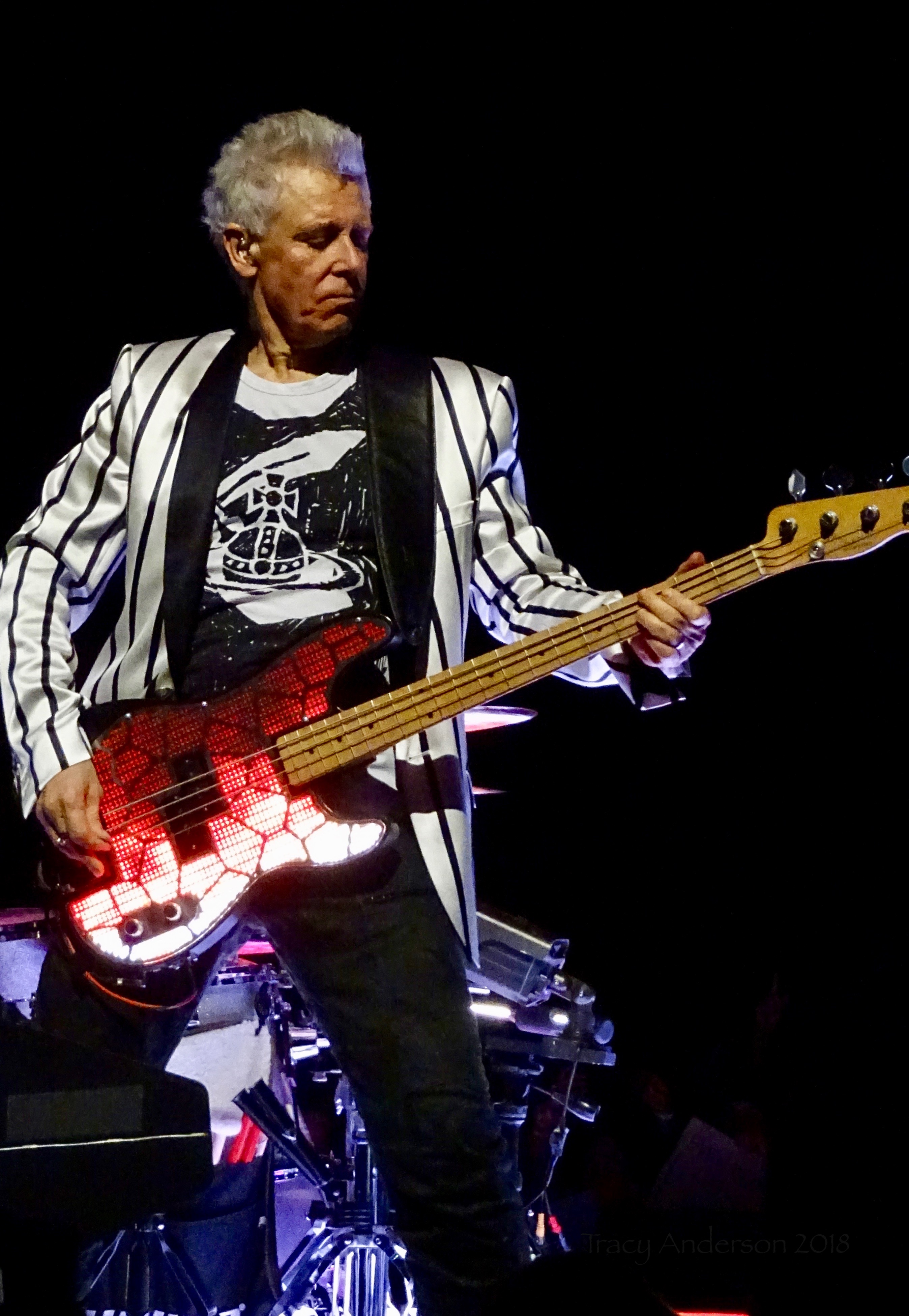 Adam Clayton Lit Bass U2 Dublin 4 3Arena Nov 10 2018