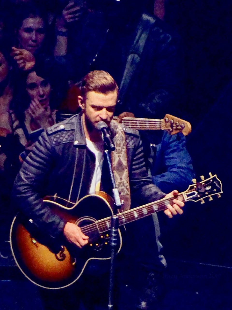 Justin Timberlake with Guitar Man Of The Woods Tour Rogers Place Feb 6 2019