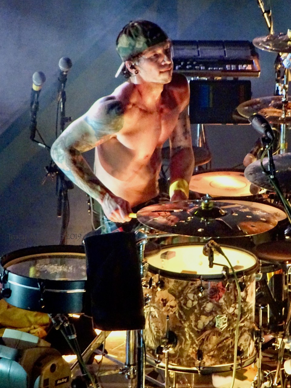 Josh Dun Twenty One Pilots Bandito Tour Scotiabank Saddledome Calgary May 14 2019