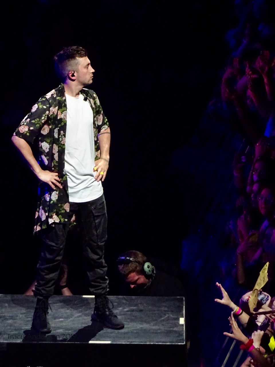 Tyler Joseph Bridge Twenty One Pilots Bandito Tour Scotiabank Saddledome Calgary May 14 2019