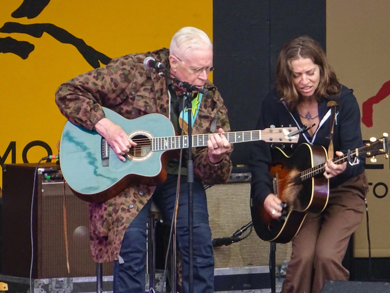 Bruce Cockburn and Ani DiFranco Edmonton Folk Fest 2019