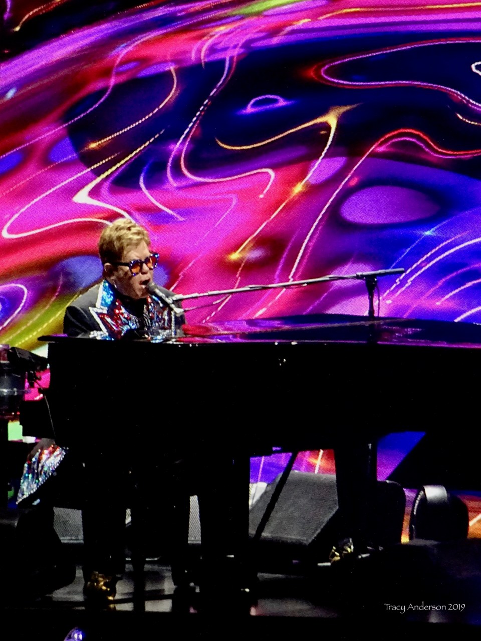 Elton John colours Farewell Tour Edmonton Sept 27 2019