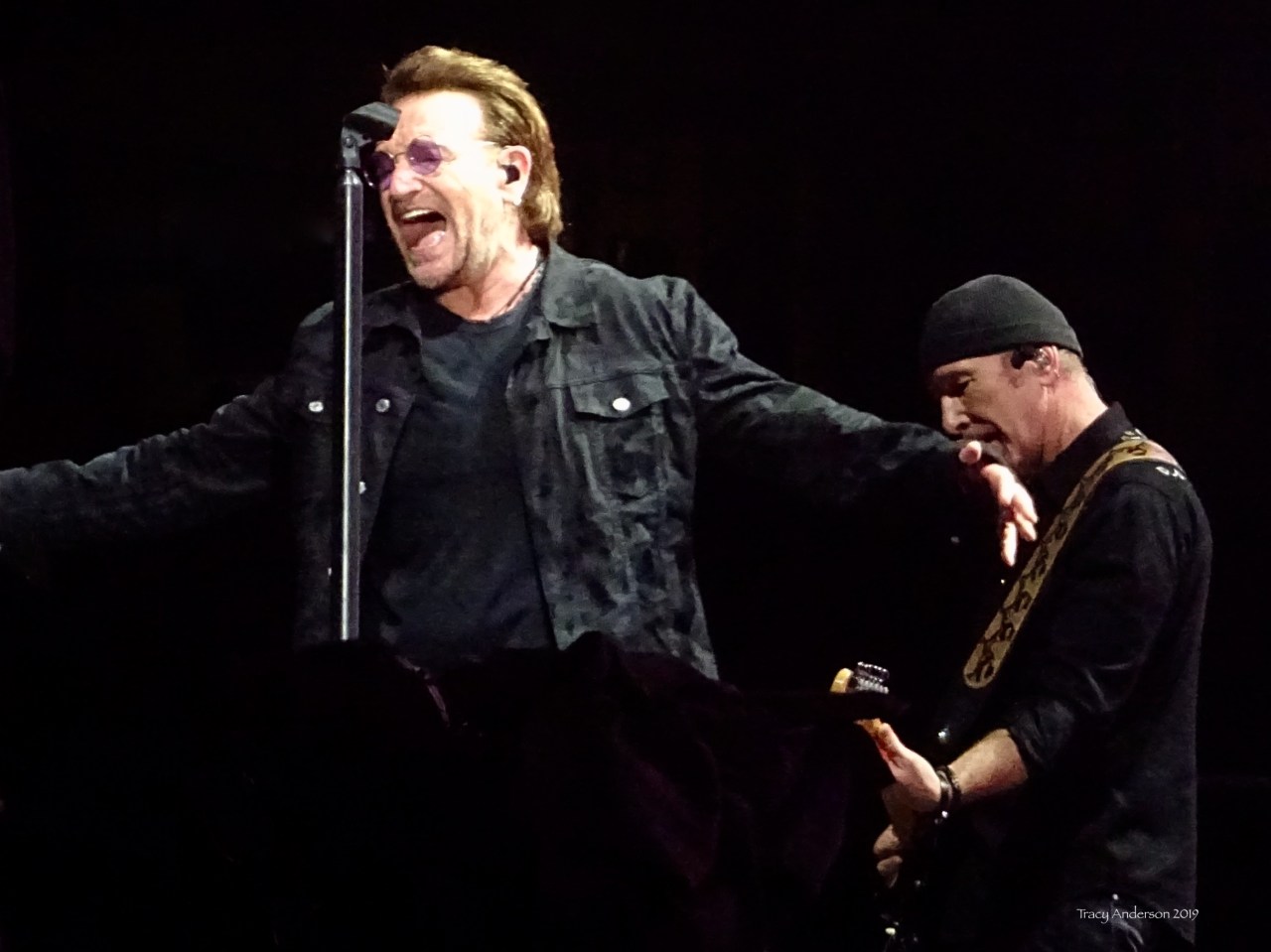 Bono Edge U2 The Joshua Tree Tour Sydney Nov 22 2019