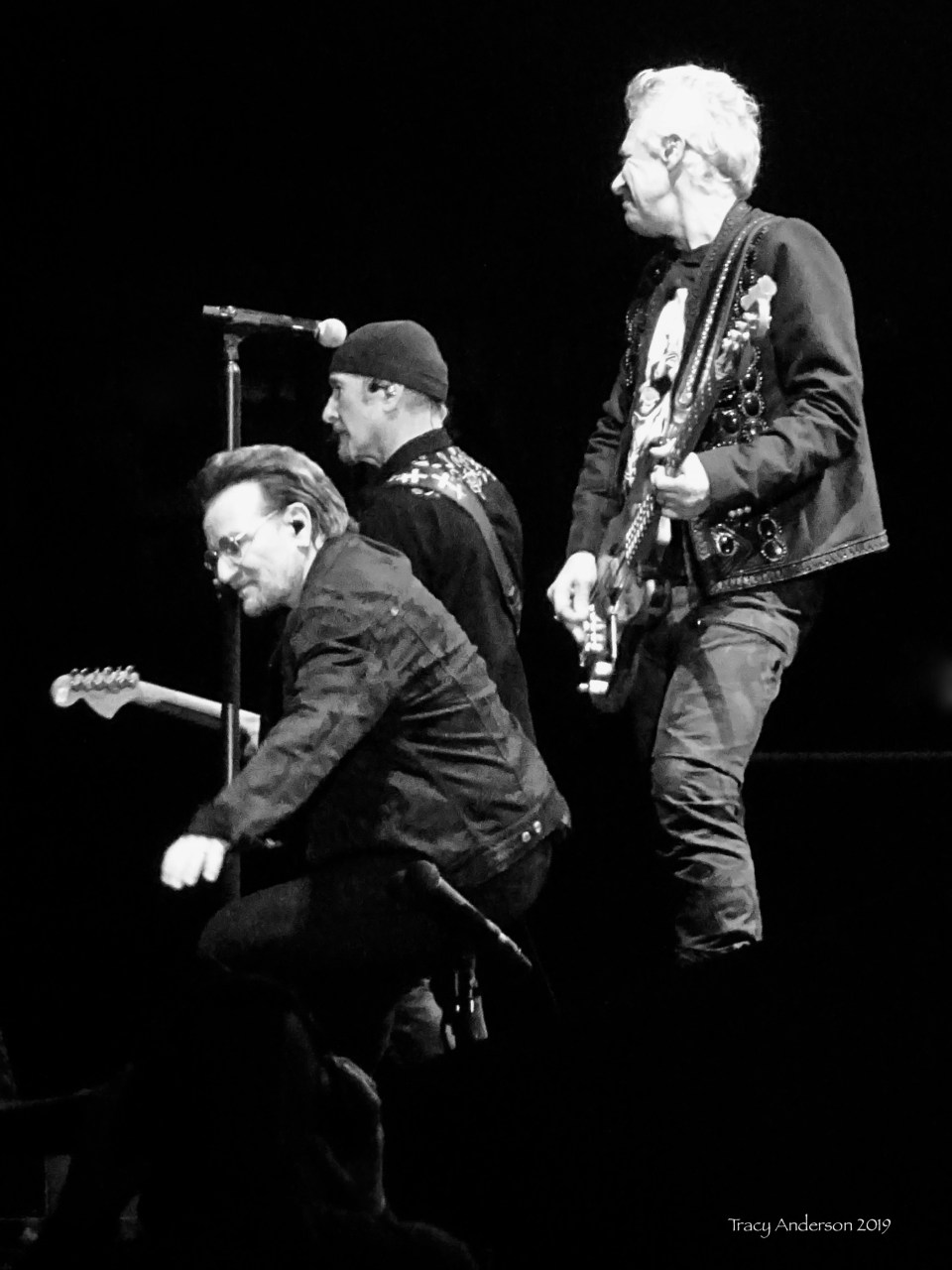Bono, The Edge, Adam Clayton U2 The Joshua Tree Tour Sydney Nov 22 2019