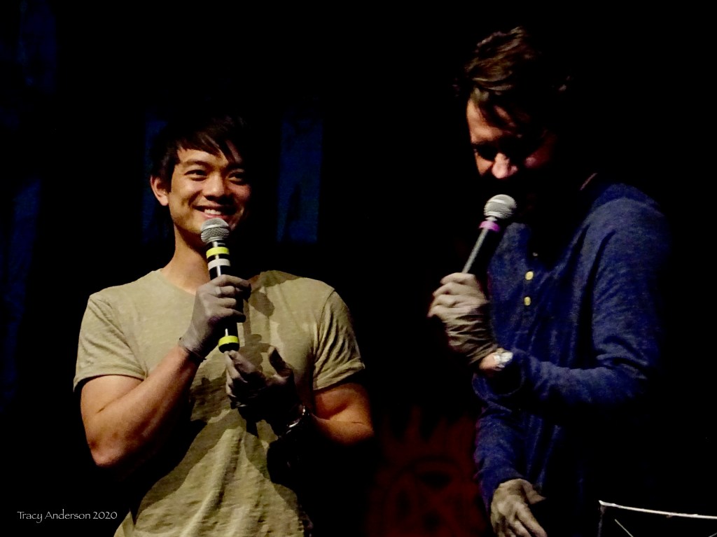 Osric Chau and Gil McKinney Supernatural Convention Las Vegas SPNLV Mar 2020
