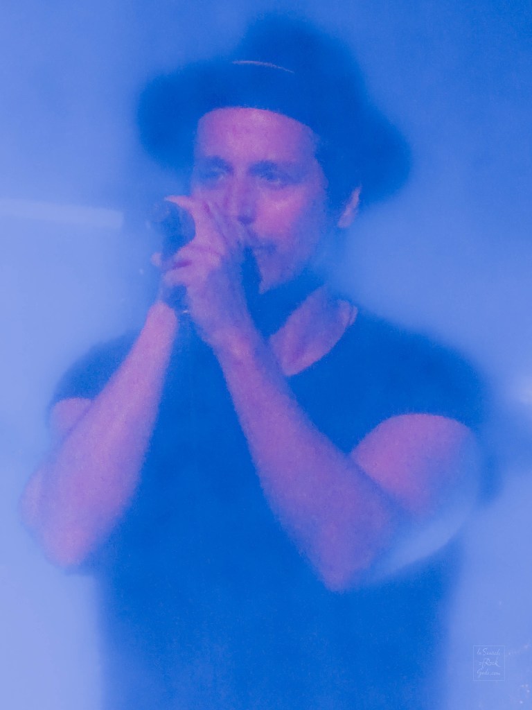 Raine Maida blue grain Our Lady Peace Edmonton June 13 2022