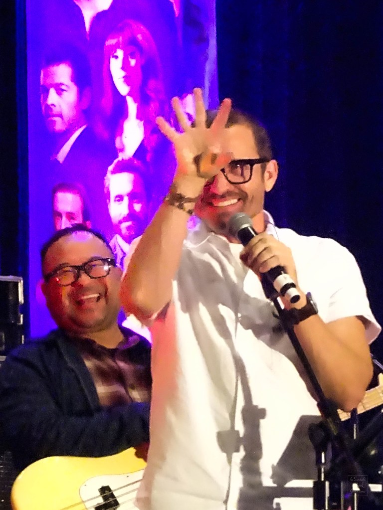 Michael Borja and Rob Benedict Louden Swain Supernatural Convention Vancouver Oct 2022 Michael Borja and Rob Benedict Louden Swain Supernatural Convention Vancouver Oct 2022