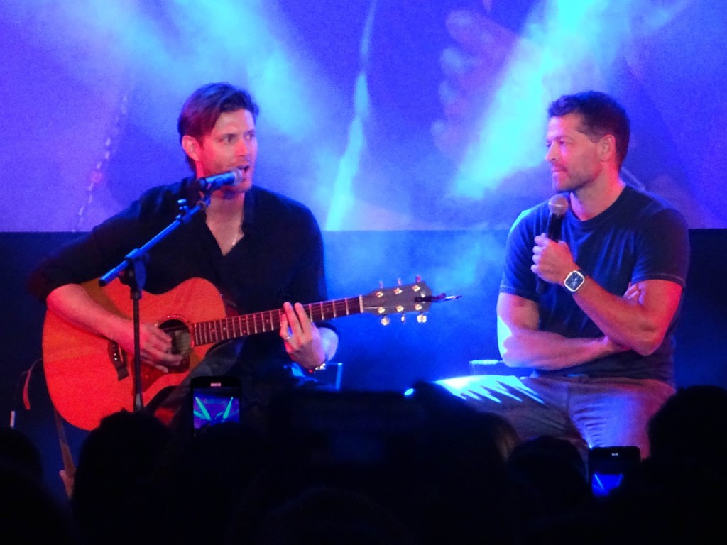 Jensen Ackles and Misha Collins Singing 3 JIB11 Rome Feb 2023