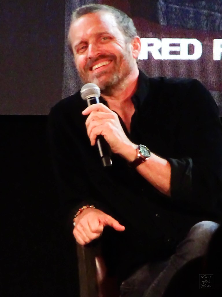 Rob Benedict laugh JIB11 Rome Feb 2023
