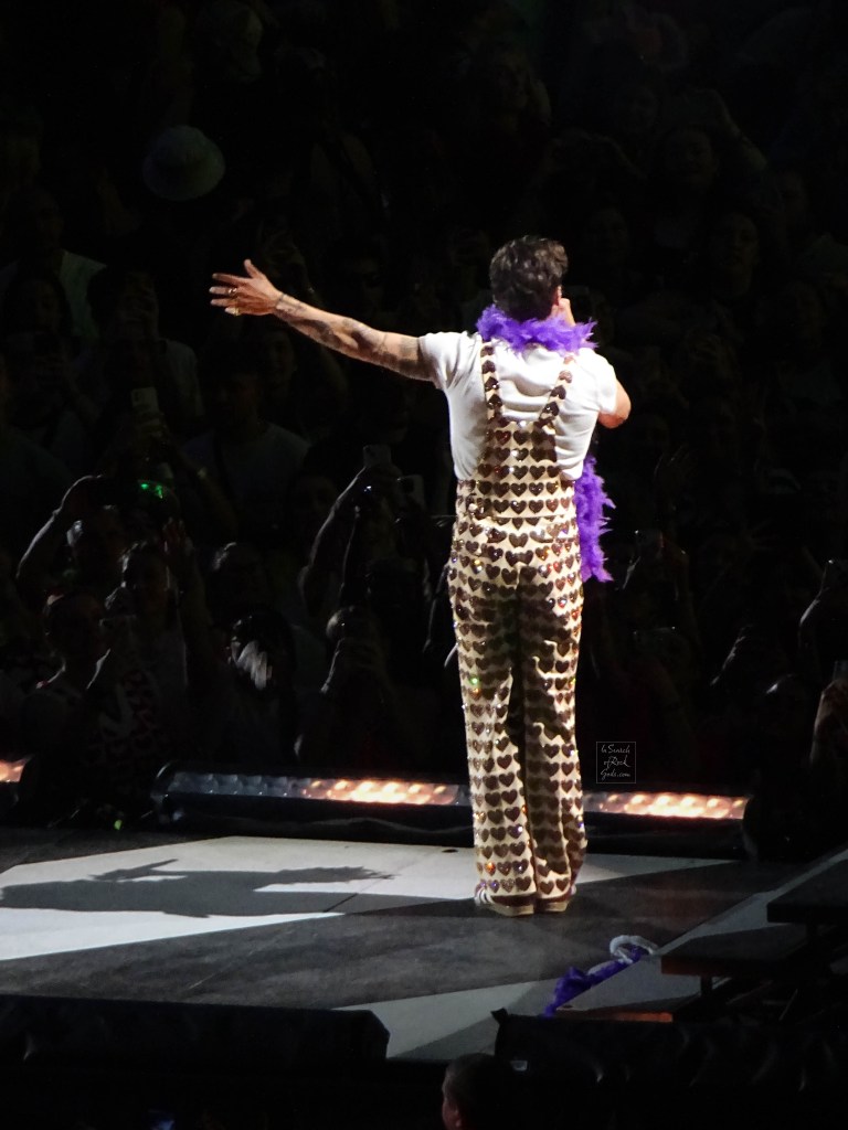 Harry Styles Love on Tour Wembley 1 June 13, 2023 Purple Boa