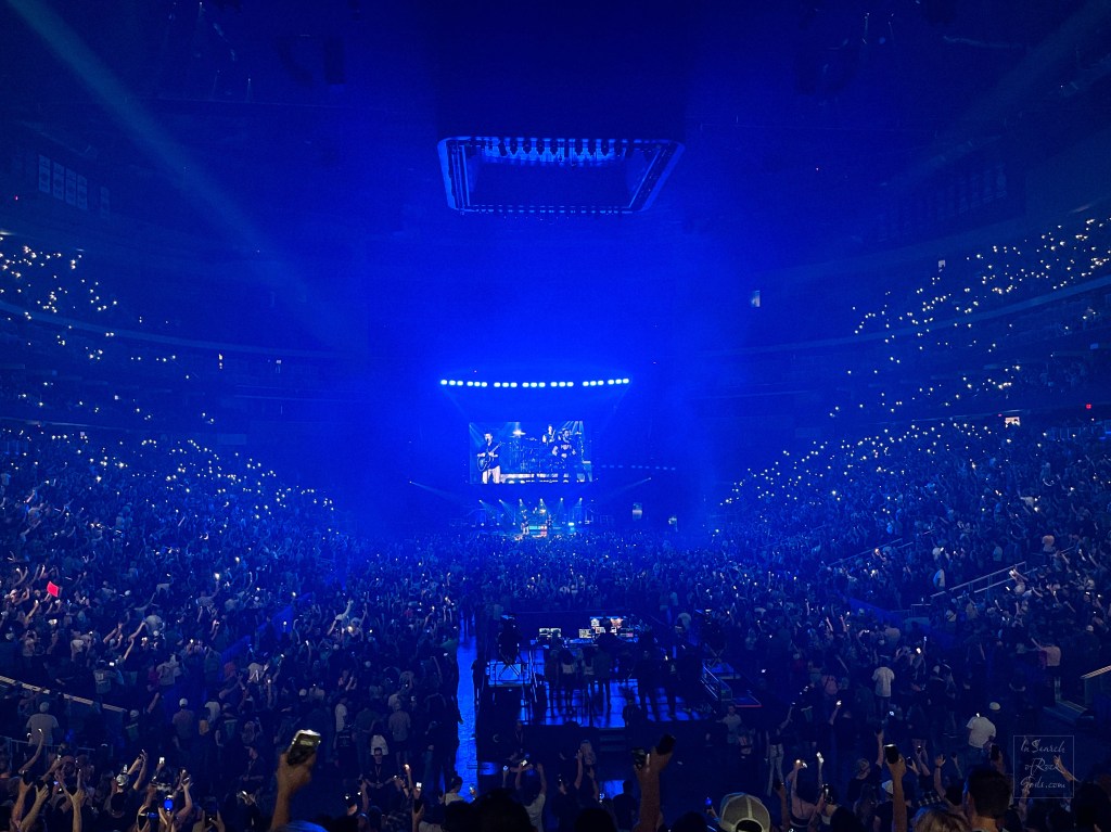 Nickelback Roger's Place Edmonton June 24, 2023 - Blue Audience