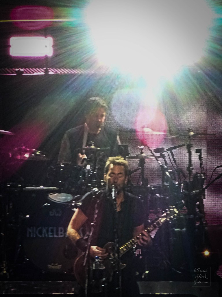 Nickelback Roger's Place Edmonton June 24, 2023 - Chad Light Burst