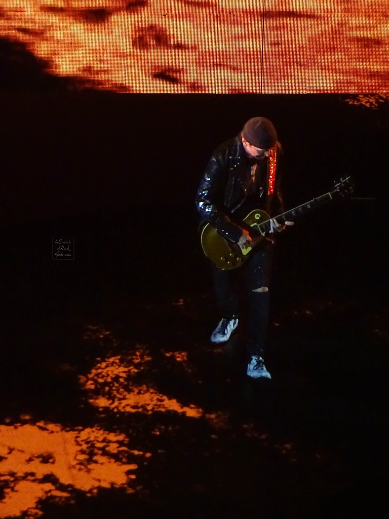 Edge Fire U2:UV Achtung Baby at the Sphere Las Vegas Oct 2023