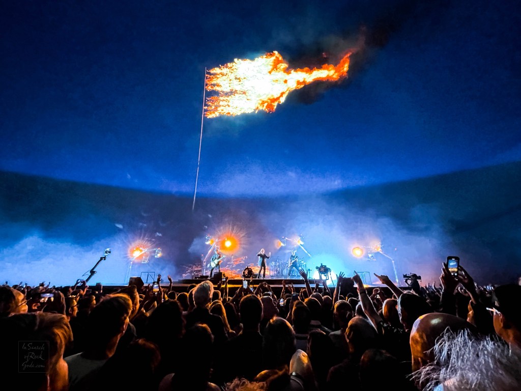 Burning Flag U2:UV Achtung Baby at the Sphere Las Vegas Oct 2023