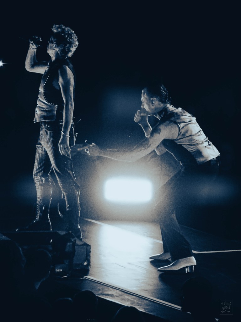 Martin Gore and Dave Gahan Depeche Mode Memento Mori Tour Rogers Place Edmonton Nov 21 2023