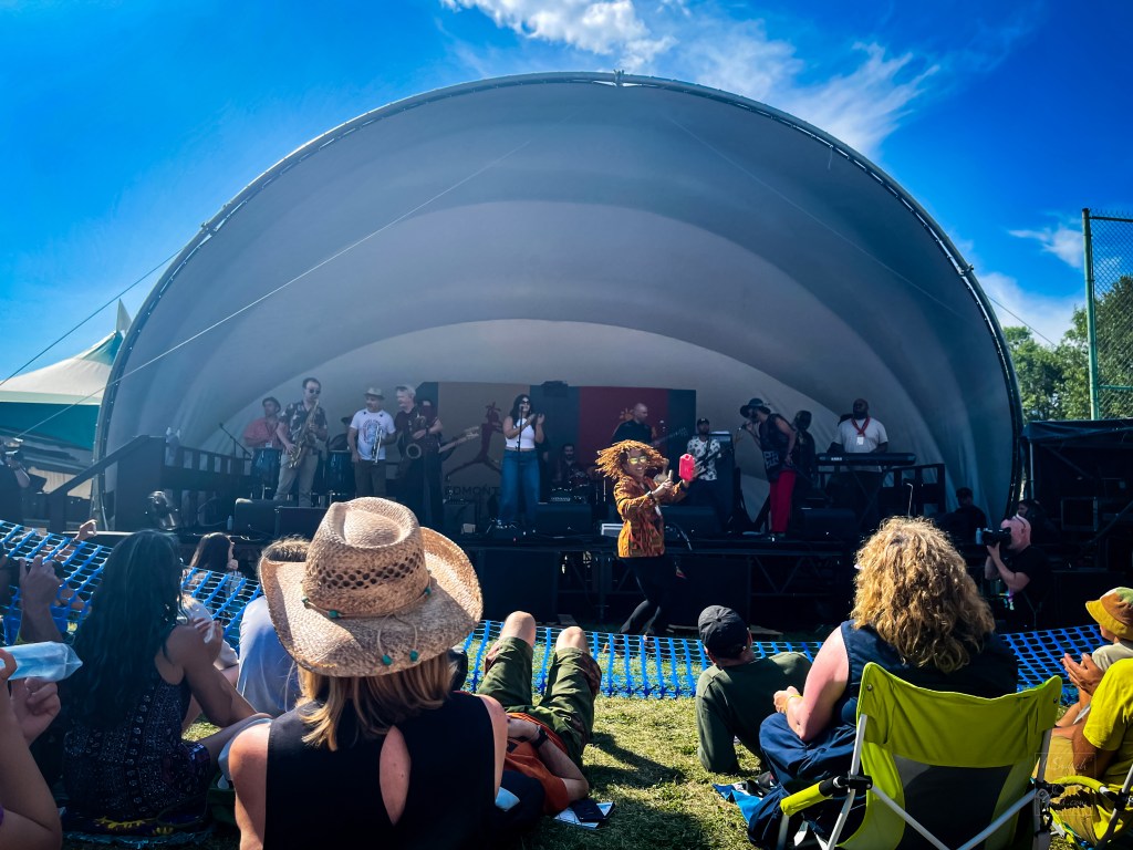 One of the workshop sessions at Edmonton Folk Fest 2024