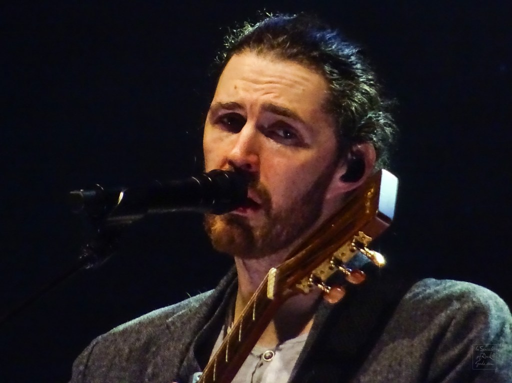 A photo of Hozier in concert. Unreal Unearth Tour Rogers Place Edmonton August 24, 2024