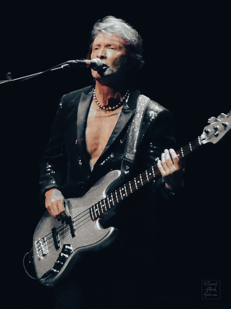 A photo of Mark Holmes of Platinum Blonde at Rogers Place Edmonton Aug 1 2024