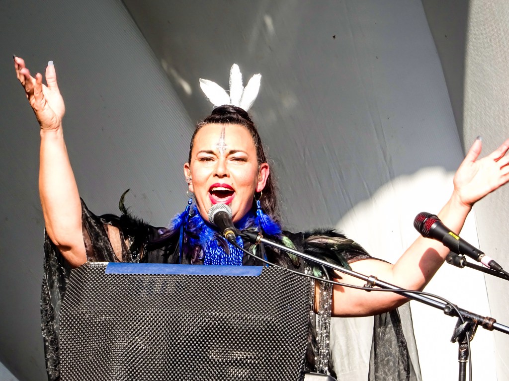 Māmā Mihirangi at Edmonton Folk Fest 2025