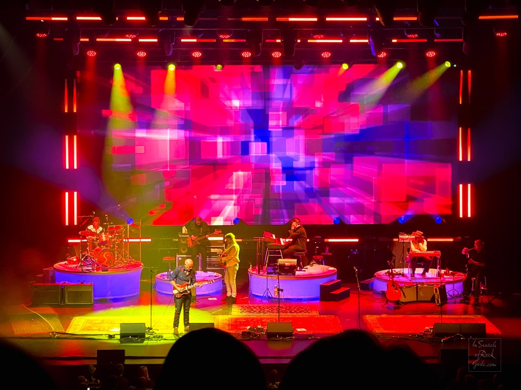 Photo of Blue Rodeo live at the Northern Alberta Jubilee Auditorium Edmonton Oct 4 2025