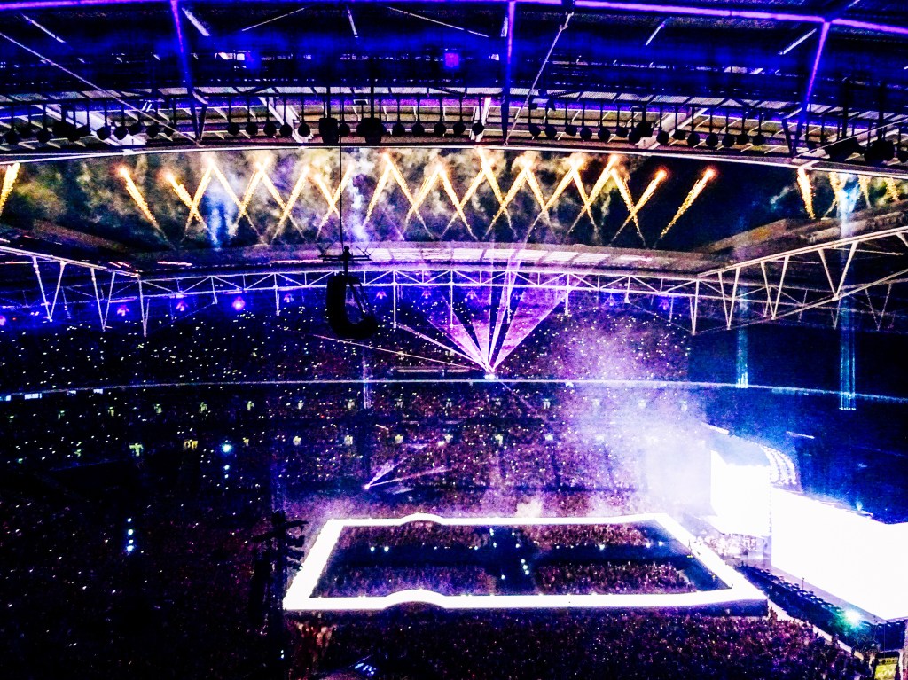 Fireworks during Sign of the Times Harry Styles Together Together Wembley N3 June 17 2026