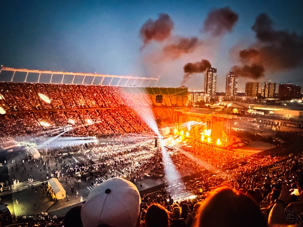 Fireworks at Post Malone Big Ass Tour Edmonton Commonwealth Stadium July 24, 2026